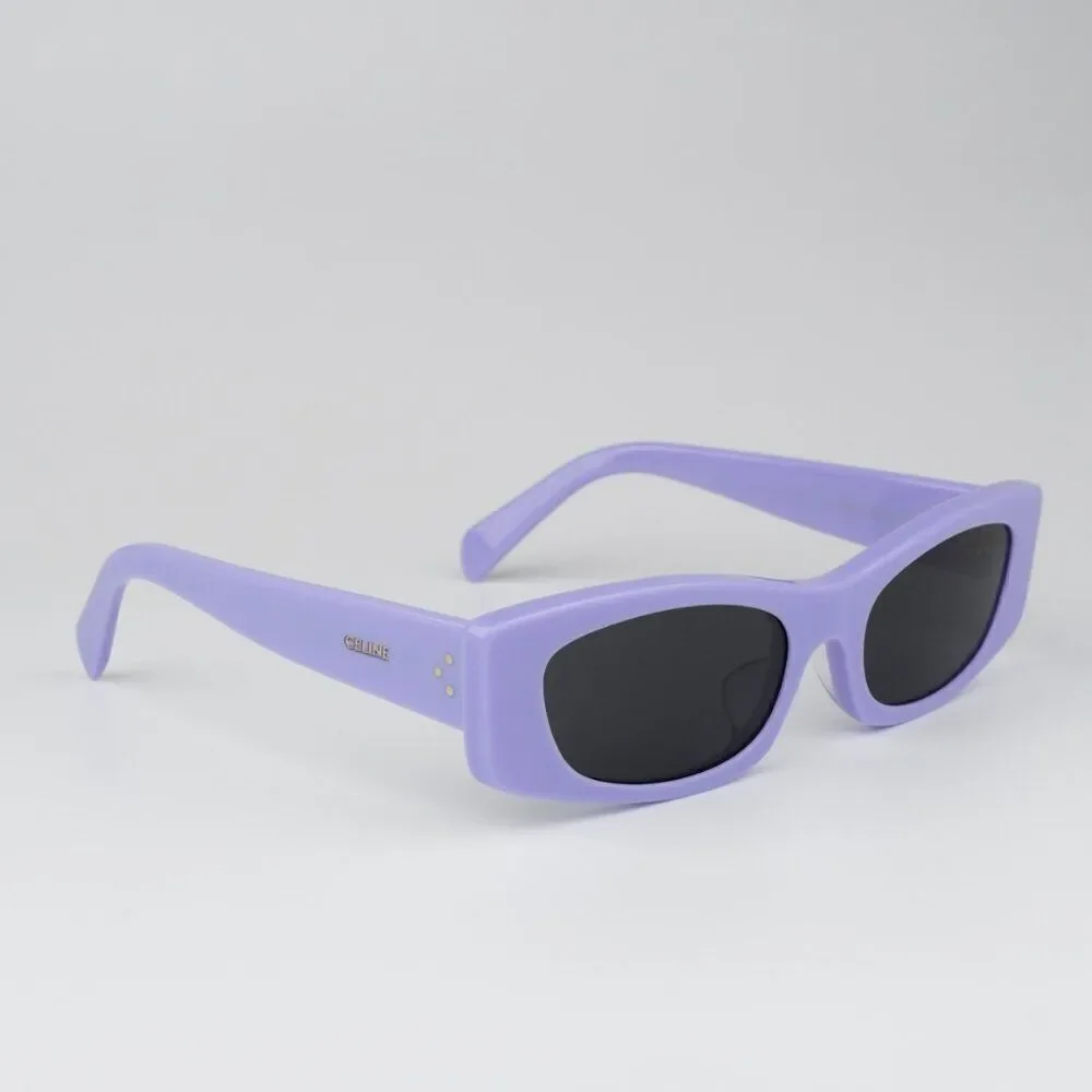 SALE! NEW Celine CL40245U 78A Solid Lilac Beige Smoke Geometric Women Sunglasses